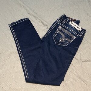 Rock Revival Women's Dark Blue Skinny Jeans